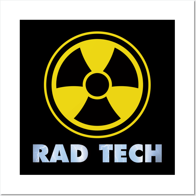 Rad Tech Radiation Symbol Wall Art by LaughingCoyote